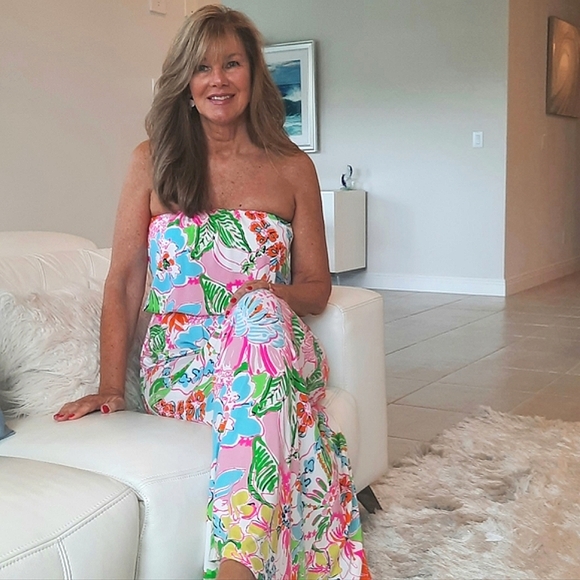Lilly Pulitzer Floral Maxi Dress - Picture 2 of 11